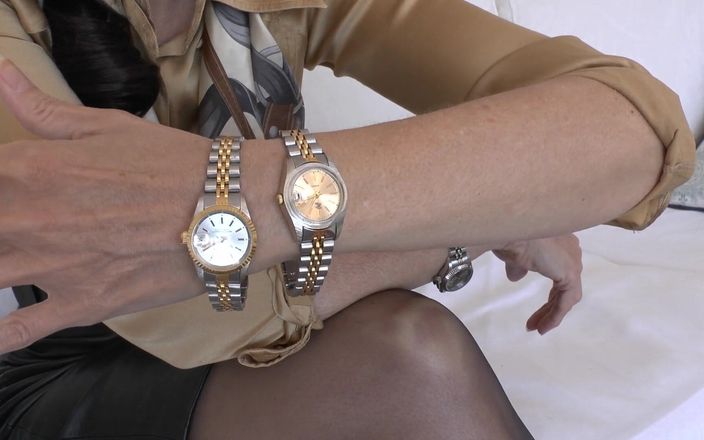 Lady Victoria Valente: Trois montres de luxe te rendent excitée, coaching masturbatoire, Lady...