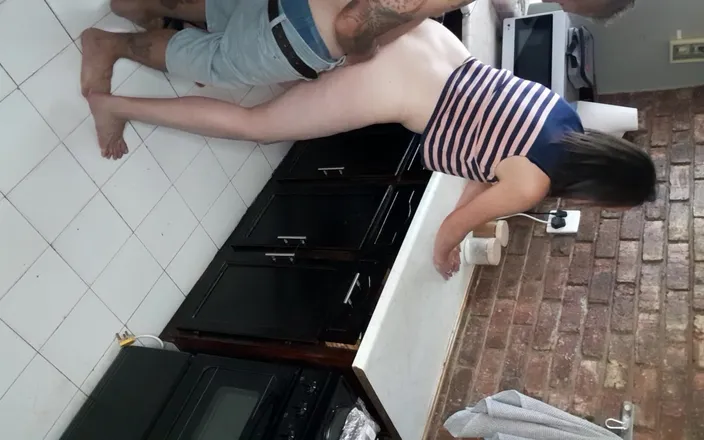 Bigjoefuckalott: Surprising Neighbour's Wife with Kitchen Fuckery
