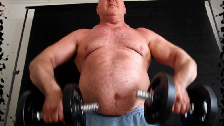 Gaybear1966: Big belly gay bear step daddy hunk muscle bear bodybuilding....