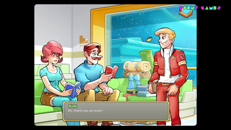 Porny Games: Space Rescue 0.7.5 - Dua kontol hanya untuk satu cewek cantik