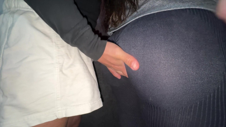 CoupleOfHotSins: Big-assed Girl Grabs a Stranger's Cock in the Store
