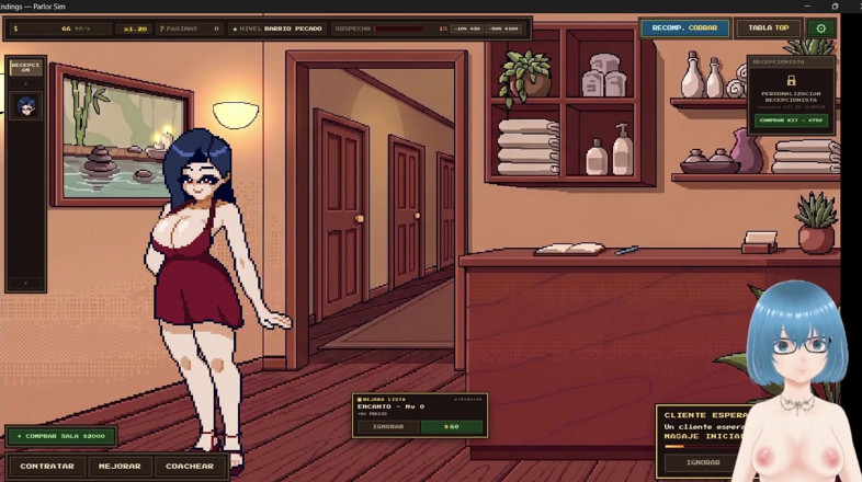 AliChan Vtuber: Happy Endings Demo Vtuber Gameplay 1
