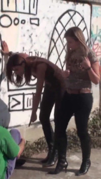 Kicking a Horny Guy in the Street