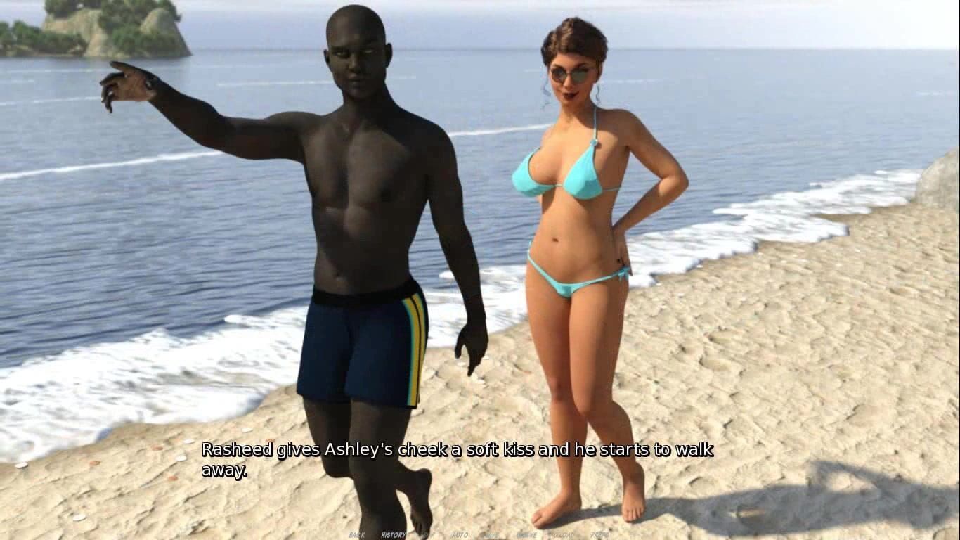 Hotwife Ashley: cuckold and his wife in bikini on the beach ep 2-Dirty GamesxXx-Dirty GamesXxX