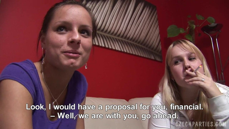 Czech Parties: Czech Parties 2 - Part 3: Wild Amateur Orgy - Lesbian Tease Before Five-woman...