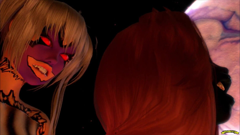 Gameslooper Sex Futanation: लड़की पर डबल फुटा - एनीमेशन