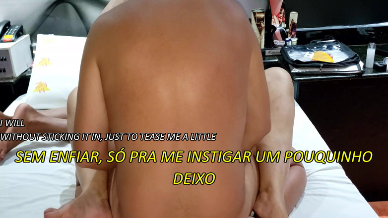 Minhaesposaparaoutro: [subtitled]hotwife Motel Threesome Com 18yo BBC Bull, Pink Nightie, Breast Play &amp;...