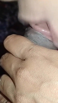 Malayali Girl Stimulates Her Husband with Her Tongue and Squirts His Milk