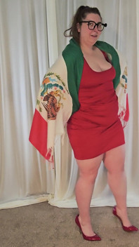 Tall Thick BBW Tries on World Cup Outfits