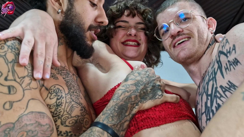 Mano Nico Official: DP Young Slut with a Big Ass Taking Two Big...
