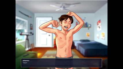 Johannes Gaming: Summertime saga -Johannes fucked Diana and he fucked fucked Jenny online