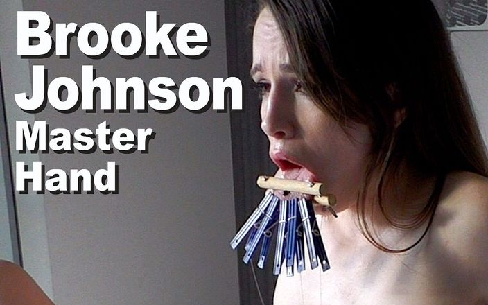Picticon bondage and fetish: Brooke Johnson &amp;amp; Master kẹp lưỡi bằng tay cao trào