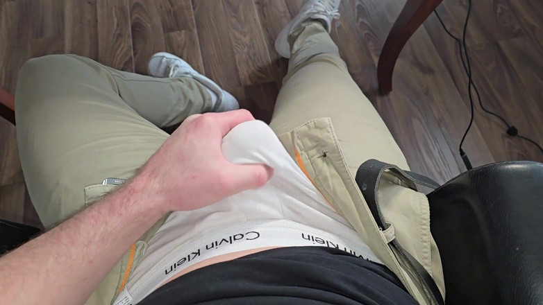 PhantomGentX: POV College Pump! Muscular Stepdaddy Hardens Thick Cock &amp; Jerks - Follow...