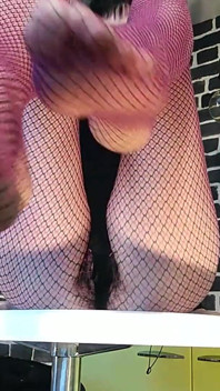 Russian MILF Danced and Masturbate,finishing Brightly in Pantyhose Ginnagg