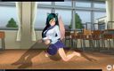 H3DC: 3D Hentai Neko Girl Cums From a Big Dick