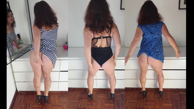 ExpressiaGirl: MILF's Dreifachklatschen und Twerking von großem saftigem arsch)