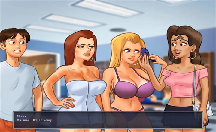 Cartoon Play: Summertime saga part 251 - hard in shower