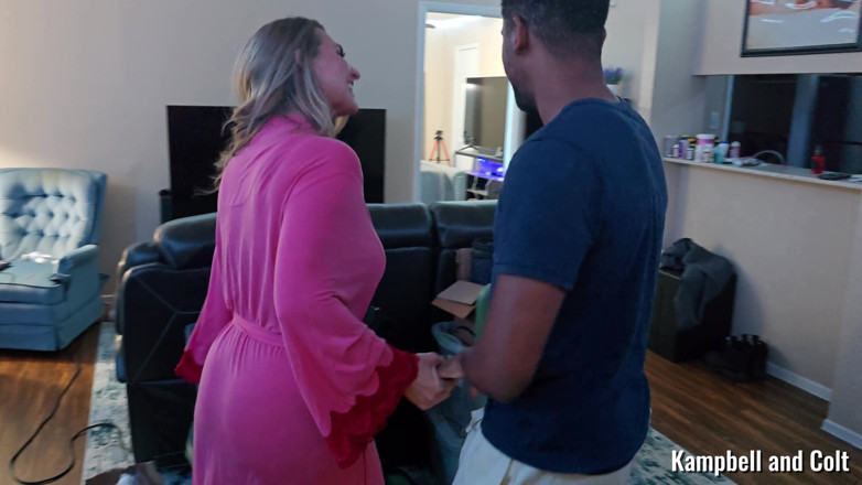 ThomasColt: Katie Kampbell Gets Dvped in Threesome!