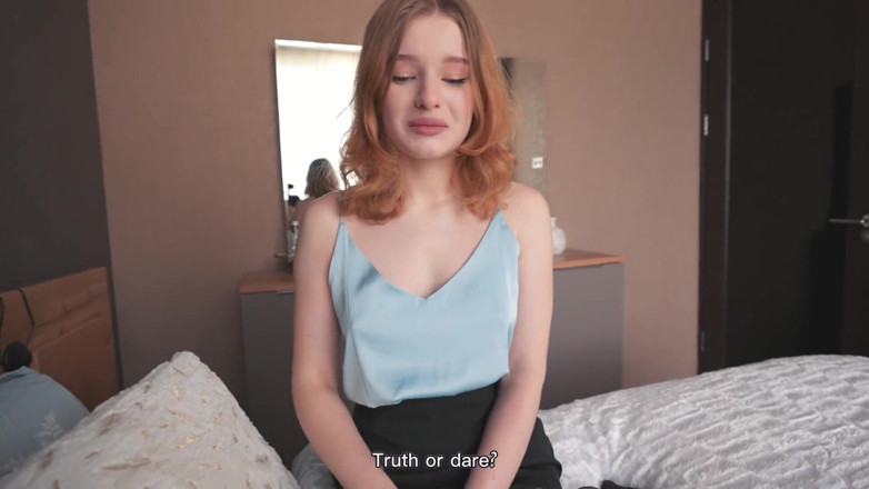 Diana Rider: Stepsister got sperm on her pussy in the truth or...