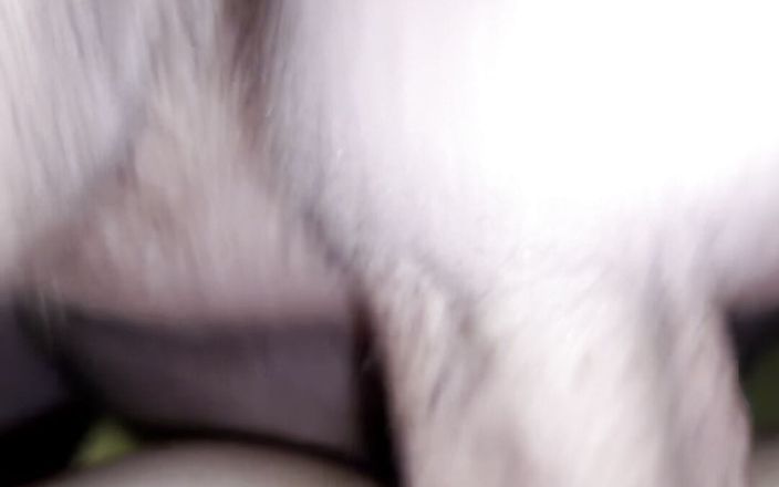 Puck and pussy: Hairy balls and hairy clit with lot of sperm dripping