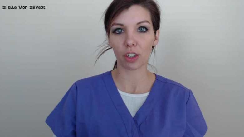 Stella Von Savage: Milking Procedure Handjob - Latex Gloves