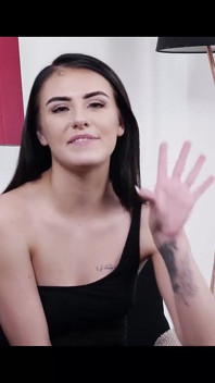 British Teen Slut Shay London Interviewed Before Rough BBC Sex