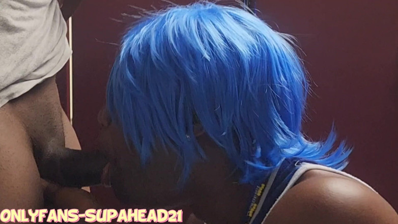 Wondahead21: Il "nuovo" cazzo di smurf faccia - a Comicpalooza2022! #cosplay
