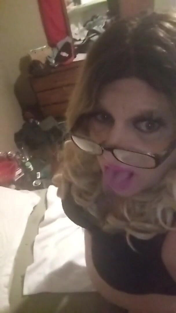 Krissy Sweets: Beautiful, Hot, Sexy crossdresser Krissy Sweets in lingerie and high...