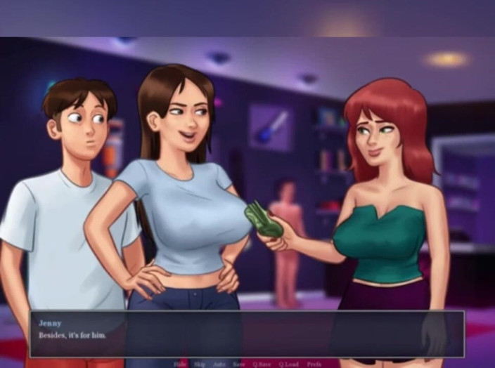 3DXXXTEEN2 Cartoon: Really large butt plug. 3D porn cartoon sex