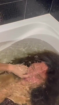 Sinking Beauty: Held Underwater, Begging for Air