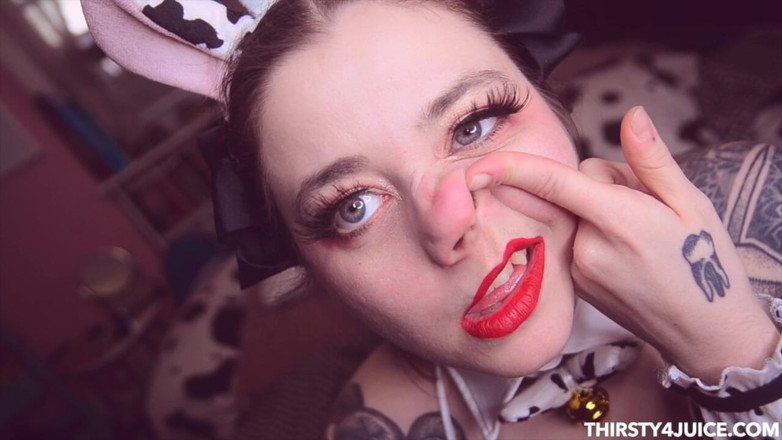 Freshie juice: Hucow neusfetisj spel // neushaken