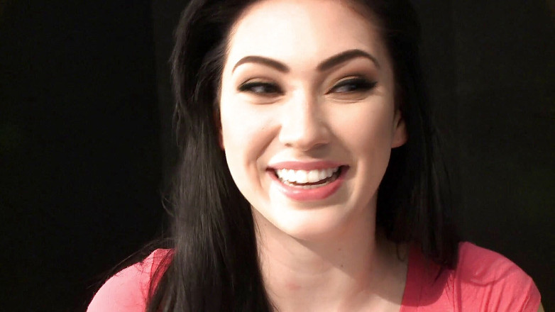 Smash Pictures: Aria Alexander sexy teen pov slobber blowjob face fuck cum...