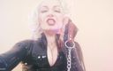 Arya Grander: Latex Mistress: collar and leash FemDom training for good submissive!...