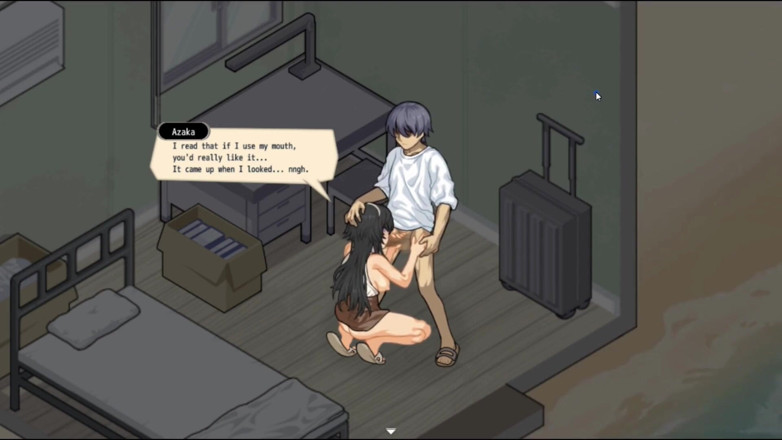 NSFWOtaku: Hentai Game - Umi No Le Ntr Story - GF Paizuri and...