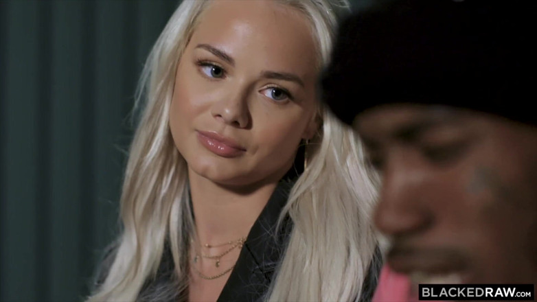 Blackedraw: Blackedraw Insatiable Elsa Jean Gets Spit-roasted by 2 Bbcs