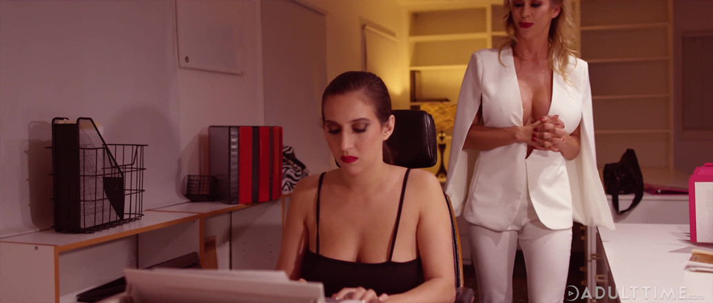 Adult Time: GIRLCORE - The third way-lesbian boss Alexis Fawx dominates