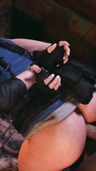 Jill Valentine a făcut sex legat pe stradă
