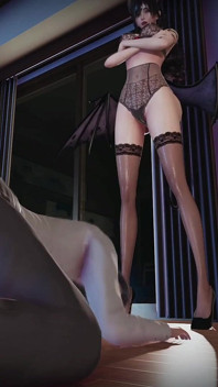B040 Asian Beauty a Man Was Shrunk by Two Beauties and Used as a Dildo and Piston