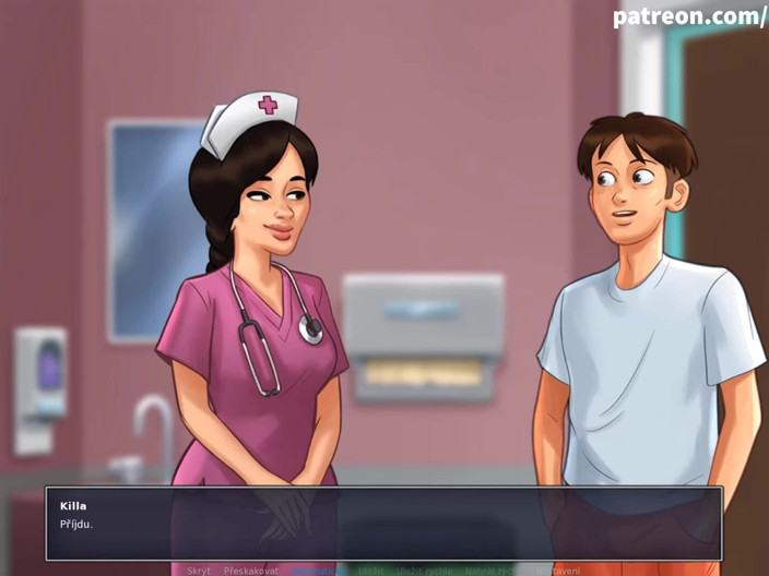 Cartoon Universal: Summertime saga part 136 - nurse heal me (Czech sub)
