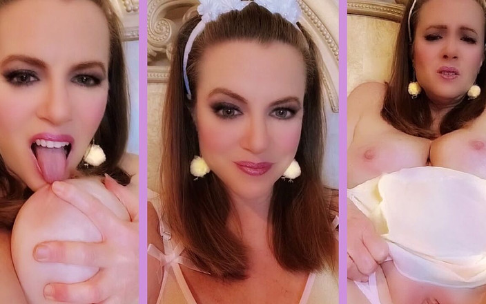 Nikki Nevada: 性感的复活期兔子nikki自慰和撸管鼓励