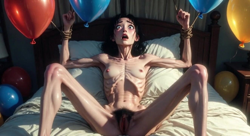 YOUR BEST FANTASY: Super Thin Slave Tied up - Desperate for Deep Creampie