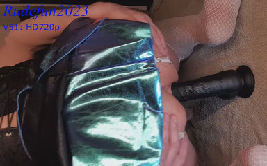 rudefun2023: V51: Superhot Shemale, Dildo Hands-free a Mega Cum