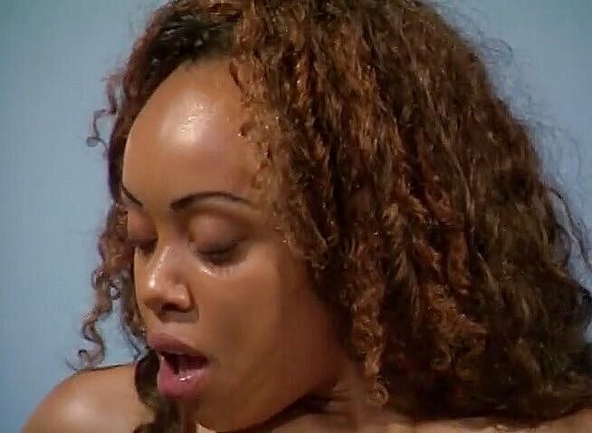 Black Jass: Ebony gets cum in mouth after getting banged by old...