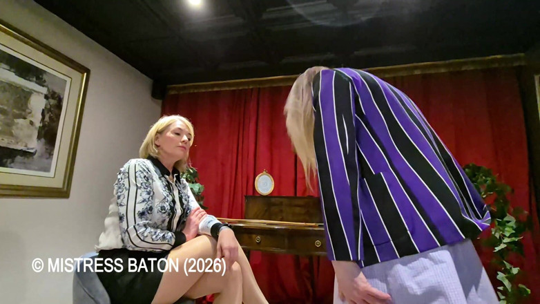 MistressBaton: Principled Stepmom Discipline