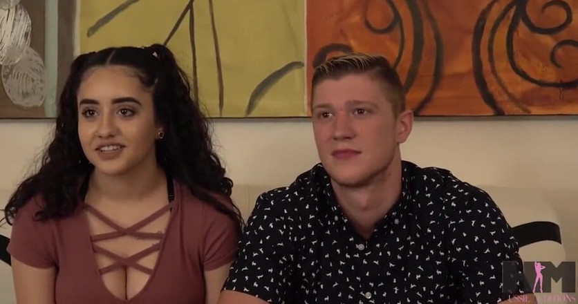 Hussie Auditions: Sofia and Oliver having sex for the first time ever...