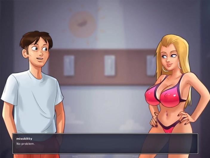 Miss Kitty 2K: Summertime Saga - Balang Cookie - Semua adegan seks sahaja - Roxxy #4 bahagian 18