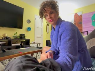 Vibe with mommy: Jewish Stepmom Instant Regret Blue Robe