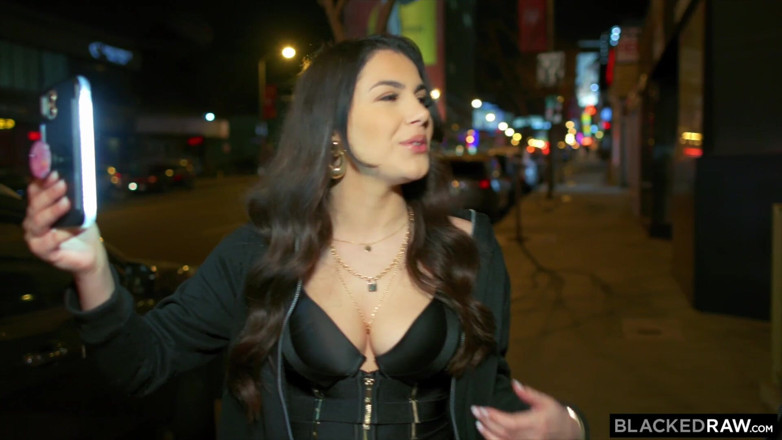 Blackedraw: Blackedraw Sexy Brunette Valentina Has an Appetite for BBC Tonight