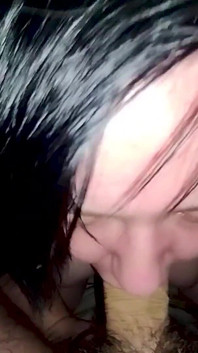 Super Wife Sucked Dick with Cum in Mouth