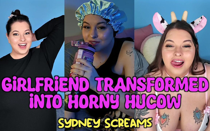 Sydney screams fetish: Novia transformada en hucow cachonda
